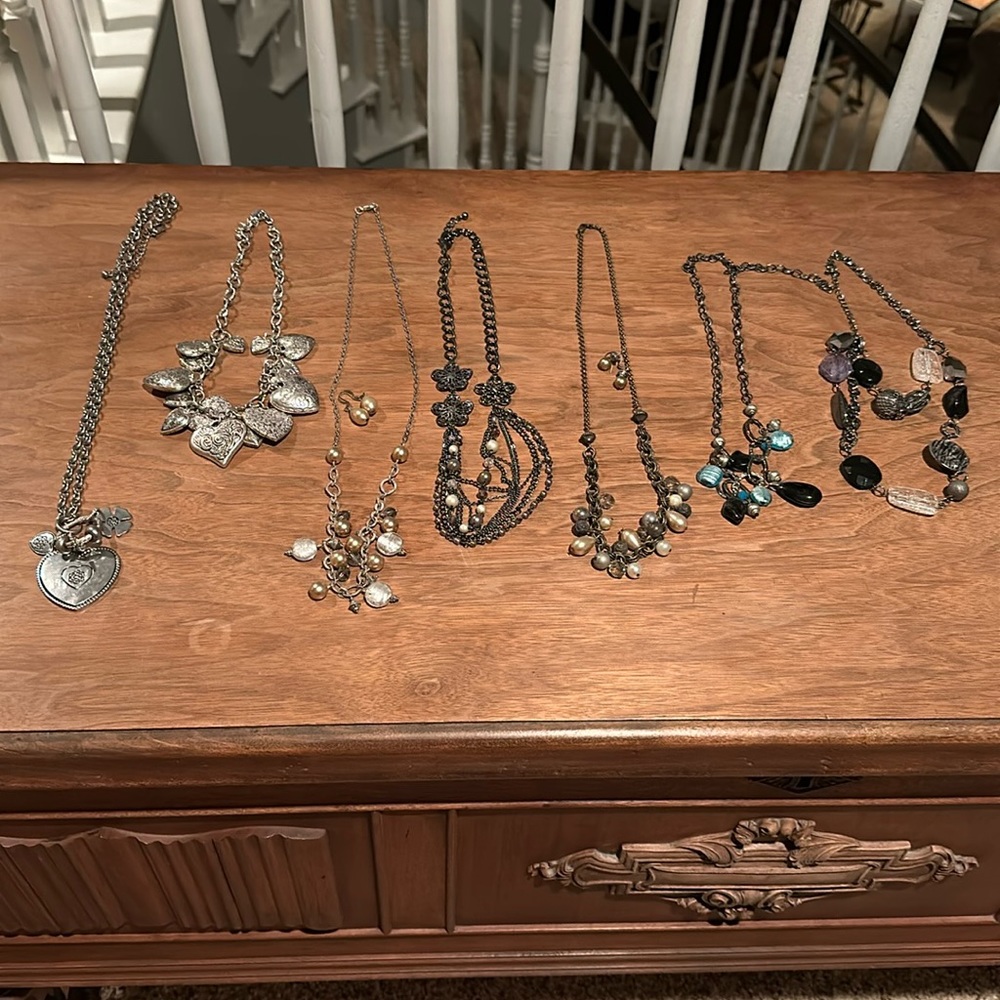 7 necklaces
